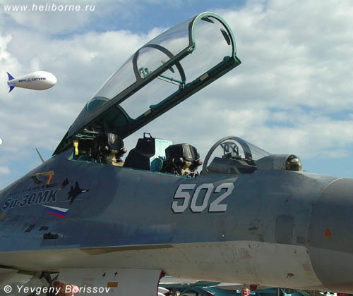 Su-30MK after flight